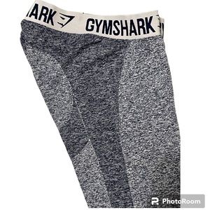 Gymshark Light Gray / Blue Dry Flex Leggings Size M